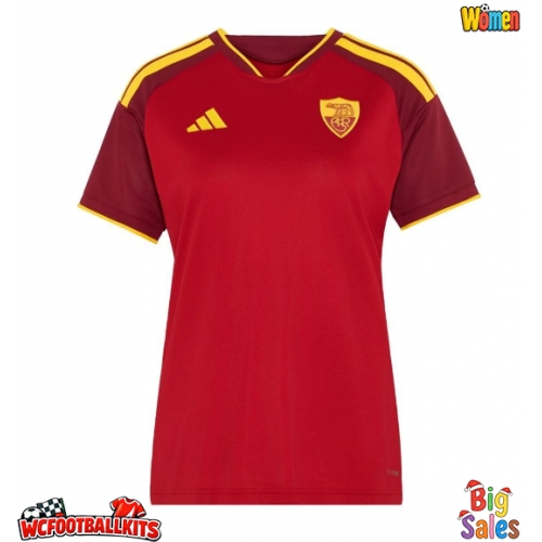 AS Roma Donyell Malen #14 Replica Home Stadium Shirt for Women 2026-27 Short Sleeve